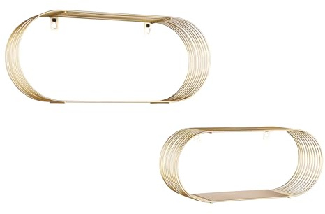 Mirrors & More 2er Regalset Joyce 82370179 Metall Schwarz |