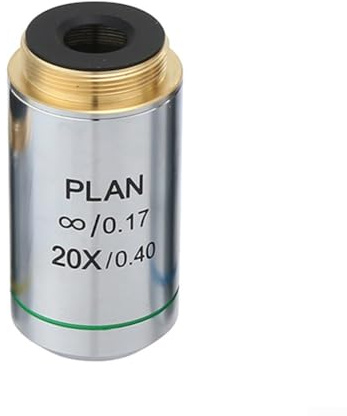 Obiettivo per microscopio 4X 20X dimensioni standard per uso flessibile in ambienti di laboratorio (20X)