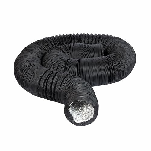 Airflow 9021289 – 100mm x 10m Flexibler Aluminium PVC Lüftungsschlauch – Abluftrohr für Ventilator