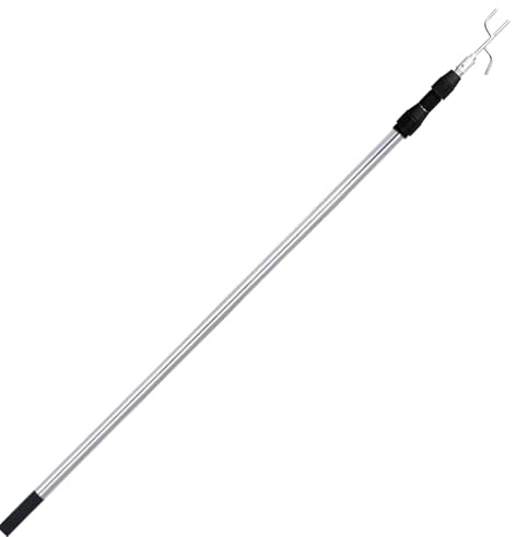 Jlobnyiun Pickup Storage Hook – Telescopic Utility Pole, Heavy-Duty Grab Tool | Extendable Lifting Arm Accessory, Vehicle Gear Compartment, For Easy Loading Unloading Transport Utilization Purposes