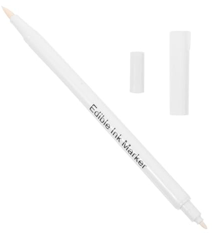 VALICLUD Food Coloring Pen for Cake Decorating Lightweight Edible Marker with Wide Tip for Fondant Icing Cookies Portable Baking Tool for Precise Food Decoration Random Style