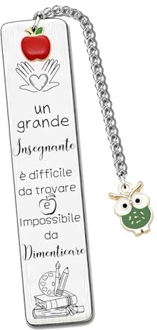 Segnalibro Maestra Insegnate, Regalo Maestre Fine Anno, Personalizzato per Giornata Degli Insegnanti Grazie,Marcatori di Pagina, Regalo Fine Anno Studenti, Natale Compleanno Laurea Regali (2)