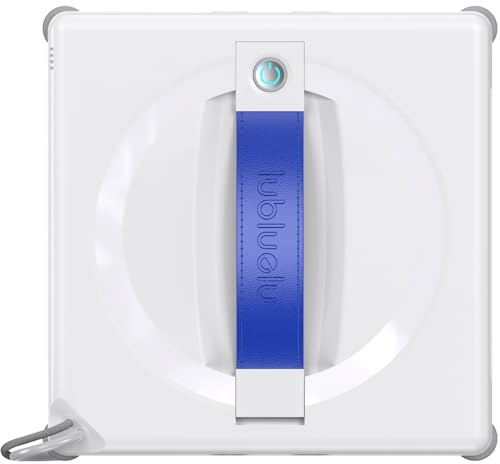 Lubluelu Robot lave-vitres avec Navigation IA et Aspiration 8 kPa | Double pulvérisation, réservoir 80 ml, système de sécurité 8 niveaux, nettoyage automatique des vitres