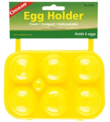 Coghlan's C812A 6 Egg Holder, Plastic, Yellow