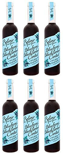 Belvoir - Cordial de arándano/grosella negra | 500 ml | paquete de 6