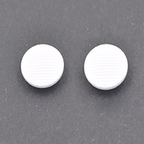 Thumb Grip Stick Cap Cover Thumbsticks Joystick Cap for PSP 1000 PSP 1001 Fat (2 PCS White)