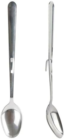 Paris Prix Lot de 2 Cuillères à Confiture Marmelade 19cm Gris