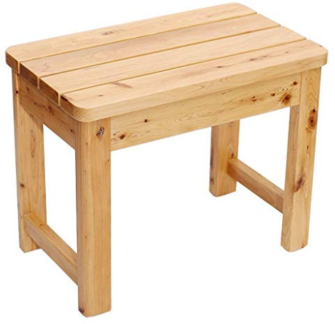 SBTXHJWCGLD Duschbank Wasserdichter Holz Duschsitz Badbank Bank Bad Gebogenes Design Badewannenhocker Spa Stuhl für Senioren Rutschfester Heavy Duty Duschsitz Badewannensitz Badewannensitz
