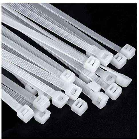 Large zip ties 24 inch white heavy duty zip ties for outdoor use 50 pcs strong extra long cable ties big industrial plastic tie wraps
