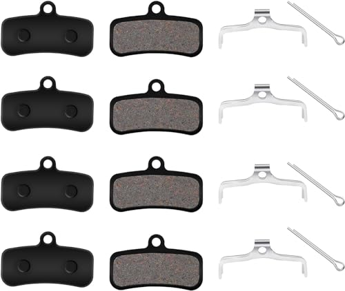 4 Coppie di Pastiglie Freno a Disco per Bicicletta Semimetalliche per Saint BR-M810 Zee M640 XTR-M9120, Deore XT BR-M8020, BR-MT420, MT510 Tektro HD M745 TRP, SL, Slate T4, G-Spec Quadiem