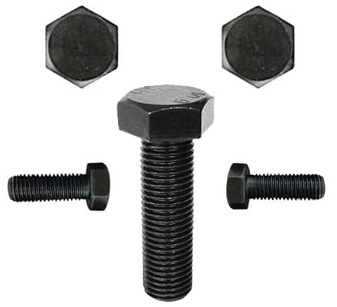 Sechskantschrauben DIN 933 Edelstahl Schwarz M5 (50, 5 x 35)