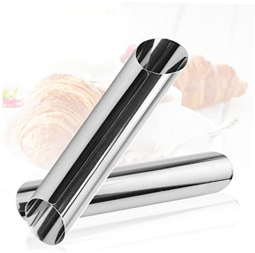 3 Stück Connoli Formen aus Edelstahl, Zylindrisch für Backen