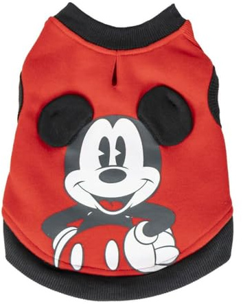 Mickey Mouse Hundepullover XXS Rot