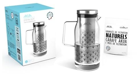 Cookut - Jarra filtrante de cristal (1,2 L)