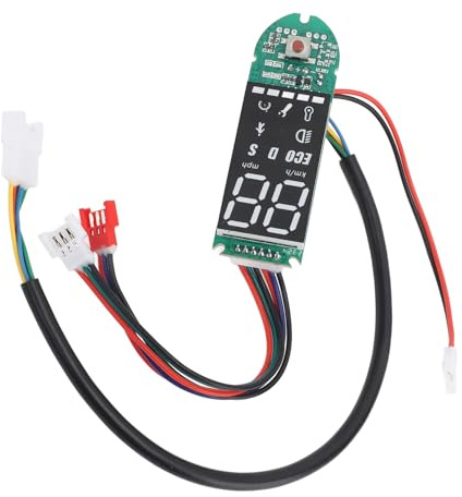 Yosoo Health Gear Instrumentbräda elektrisk skoter ersättning, elektrisk skoter kretsbyte med LCD-display elektrisk skoter delar instrumentbräda kretskort PCB