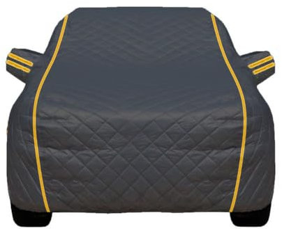 GTJF Bâche Voiture Impermeable pour Skoda Elroq 50 2025, Bâche Voiture Imperméable Housse De Protection Voiture Extérieur Contre Pluie Soleil avec Zip(Black)