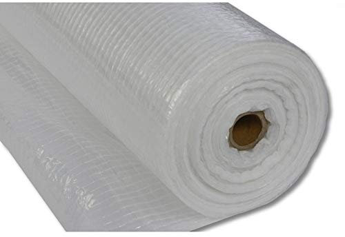 VEPATIM Gitterfolie 90 g/qm transparent mit weissem Gitter 1,50 m x 100 m