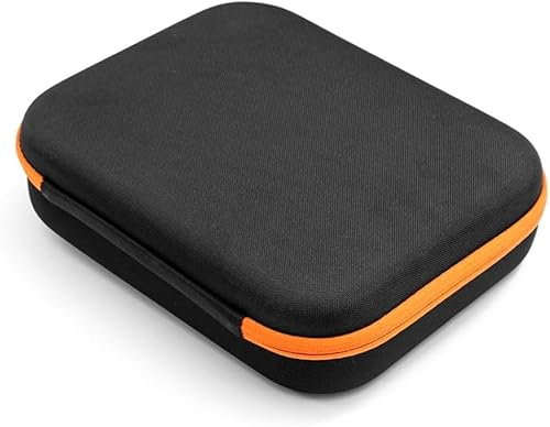 Hard Shell Tool Storage Case, Waterproof Carrying Case for Electric Drill and Power Tools, Shockproof with Handle (Orange, 270 x 220 x 70 mm)