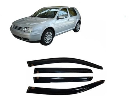 SASFDSG Regenabweiser Für Golf 4 Für MK4 Für Fließheck 1997-2003 Auto Styling Zubehör Fenster Visier Deflektor Wind Schild Windabweiser Regenschutz(Sous-Section A)