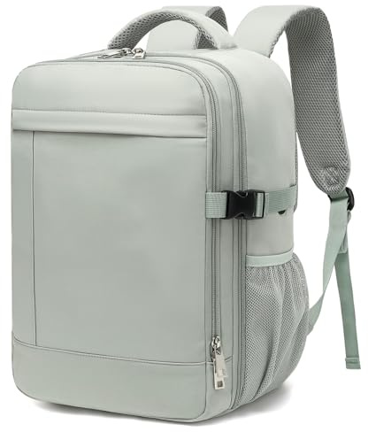 Lossga Handgepäck Rucksack 40x30x20 für Ryanair Rucksack Handgepäck | Flugzeug mit Durchleitung Tasche Reiserucksack Backpack Klein mit Eine Diebstahlsichere für Herren Damen, 14 Zoll Laptop