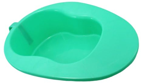 VERDANVERSE Bassin de Lit pour Patient Alité Poignée Ergonomique, Urinoir Plastique Large Rampe Anti-débordement, Confortable pour Femmes Enceintes et Personnes Âgées, Usage Hospitalier