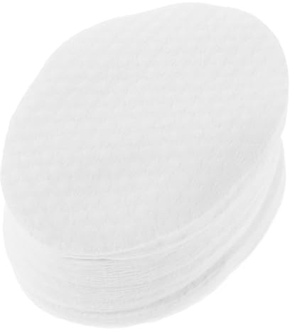 Gesichtspeeling Pads 1200 Stück aus Vlies Oval für Tägliche Hautpflege | Einweg Pads für Unterwegs und Hause, Sanfte Anwendung, Tiefenreinigung, Weiß, Praktisch