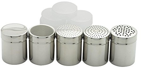 Weis 14904 Spargitore di Formaggio, Acciaio Inox, Argento, 7 x 7 x 9 cm