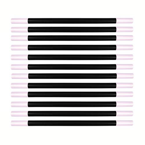 Juego de 12 varitas mágicas para niños en blanco y negro para disfraz de mago de bruja, regalos de fiesta, juegos de cumpleaños