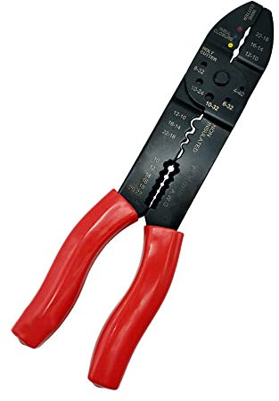SATMW Alicates Pelacables multifuncionales, Herramienta de Acero, alicates Pelacables automáticos, Multiherramienta para Cortar Cables WX-302