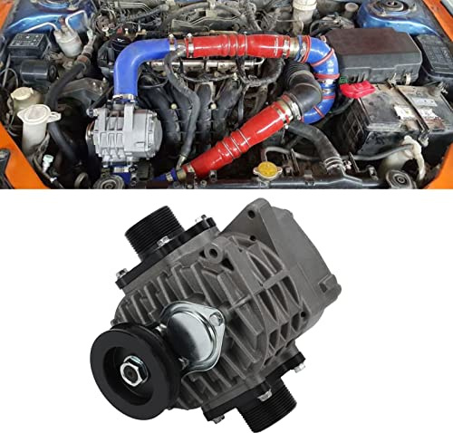 Turbolader, Universeller Supercharger-Kompressor, Supercharger-Kompressorgebläse, Blower supercharger mit V-Riemenscheibe für 2.0 und weniger Hubraum