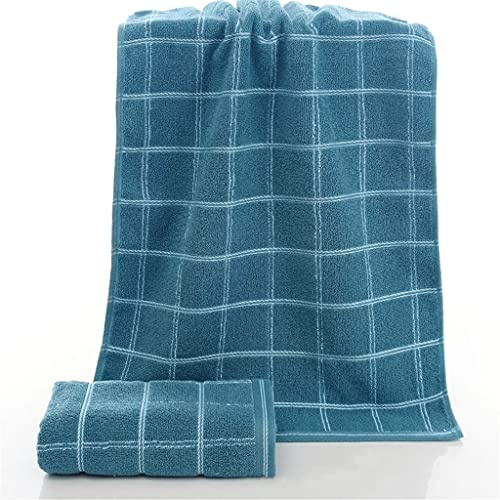 Towel 15.7 x 35.4 inches (40 x 90 cm) Plaid Cotton Men and Women Washcloth Bathroom Towel Bathrobe Beach Sun Bath Sauna Large Towel Yoga (Color : C, Size : 40x90cm) (A 40x90cm)