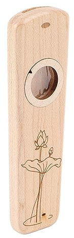 Wood Kazoo, Leichtes Tragbares Musikinstrument Als mit Klassischem Timbre, Handgefertigt für Chöre und Bands (Ahorn