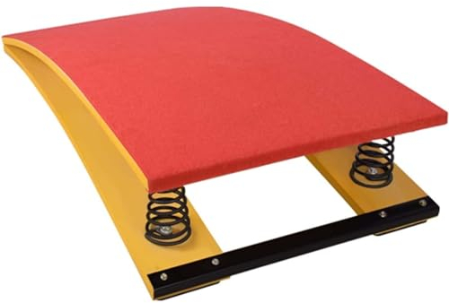 YCOVSFP Kinder-Turn-Sprungbrett, Tragbares Gebogenes Gymnastik-Sprungbrett, Kinder-Anfänger-Sprungbrett Mit Anti-Rutsch-Filz Und Fußpolstern