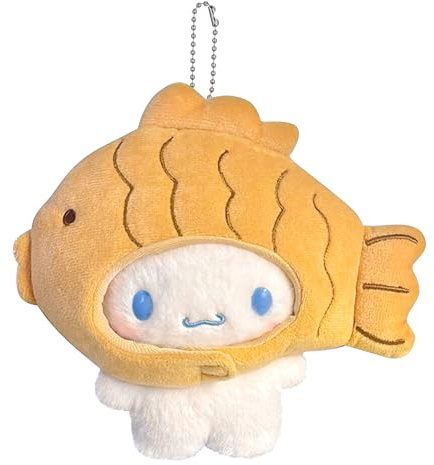 Roffatide Cartoon Taiyaki Schlüsselanhänger flauschige Schlüsselkette Cartoon Figur Schlüsselring JK Tasche Anhänger für s und s