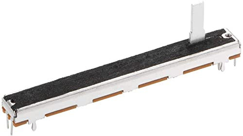 XYWHPGV 1pcs Fader Variable Widerstände Mixer 75mm Straight Slide Potentiometer B503 50K Ohm Lineare Doppelpotentiometer zum Dimmen Tuning(ec170 9e00b 1e16e a5184 e8f45 657cd