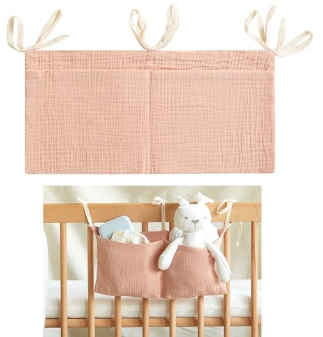 lohill Baby Kinderzimmer Organizer, Baby Tasche Organizer, Bett Organizer Kinderbett, Babybett Organizer Aufbewahrungstaschen Für Betten, Windeln, Kleidung, Spielzeug