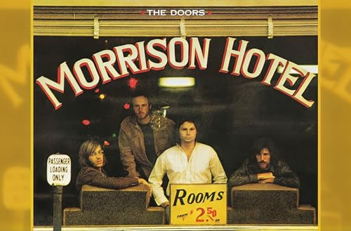 BUY ART FOR LESS Officially Licensed The Doors Morrison Hotel Art Poster - 24 x 36 Inch - Decorative Print - Poster Paper - Ready to Frame