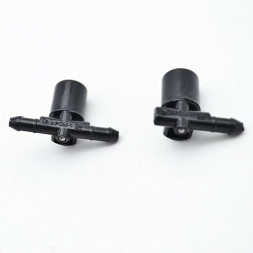 JWRET 2× Auto Delantero Boquillas de Limpiaparabrisas Boquilla Rociador Limpiaparabrisas para Opel Vauxhall Astra j 2010-2015, Boquilla de Lavado de Parabrisas 13408115 13408116