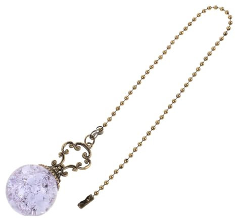 Homoyoyo Ceiling Fan Pull Chain Retro Beaded Pendant for Home Decor Vintage Light Pull Chain for Ceiling Fans and Lamps Elegant Accessory for Living Room and Bedroom