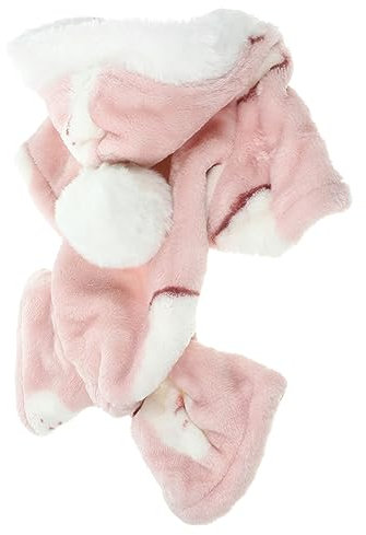 Toddmomy Pet Winter Kleidung Für Hunde Weiche Atmungsaktive Und Warme Plüsch-Outfits Für Mit Kapuze Und Beinen Für Kleine Und Mittelgroße Hunde