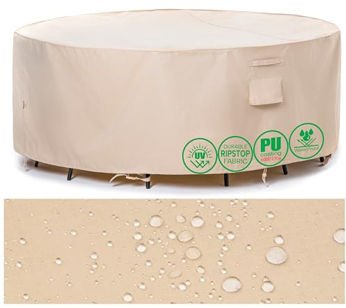 F&J Outdoors Garden Furniture Covers Waterproof 244x70cm | Cover Windproof Heavy Duty Gray Anti Dirty Protective Cover Inflatable swimming pool bathtub children's toy Covers
