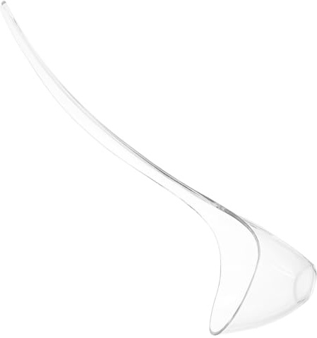HIAKDOFT Cuillère à Soupe Plastique Transparent PC Aux Chocs Louche à Long Manche Ergonomique pour Service Buffet et Cuisine Professionnelle