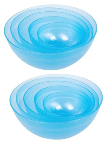 TOVINANNA 10 Pièces Set de Bols Plastique pour Masque Facial DIY Bol de Mélange pour Salon de Beauté Outil Cosmétique Couleur Aléatoire Couleur Aléatoire