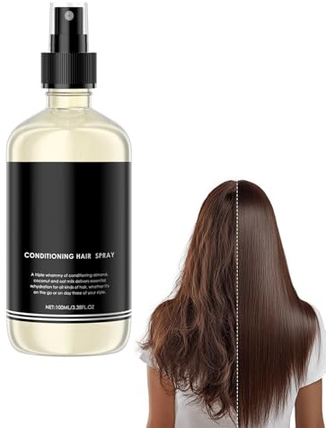 Milk Conditioning Hair Primer - Leave-In Spray to Soften - Hair Smooth Care Spray - Intensely Moisturizes & Shine Enhancement - Leave in Conditioner for Dry and Damaged Hair