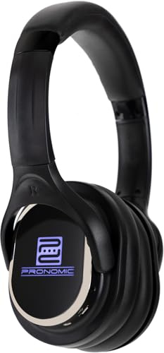 Pronomic SDH-340 USB-C Silent Disco V2 Kopfhörer, Wireless Stereo Kopfhörer | 3 empfangbare Kanäle, LED-Beleuchtung zeigt ausgewählten Kanal (blau, rot & grün), Gut tastbarer Kanalwahlschalter, THD: <1%
