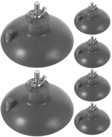 Angoily 6 Ventosas de Pvc para Picadora de Cocina Ventosa Roscada de 8,5 Cm para Agarre Estable y Reducción de Ruido en Accesorios para Picar Carne