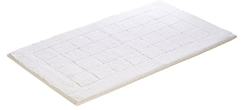 Vossen 1147450030 Exclusive - Badeteppich, 60 x 100 cm, weiß