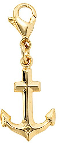 Charm Anhänger Einhänger Anker 333 Gold Gelbgold für Bettelarmband Damen