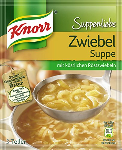 Knorr Suppenliebe Zwiebelsuppe, 15 x 3 Teller (15 x 46g)