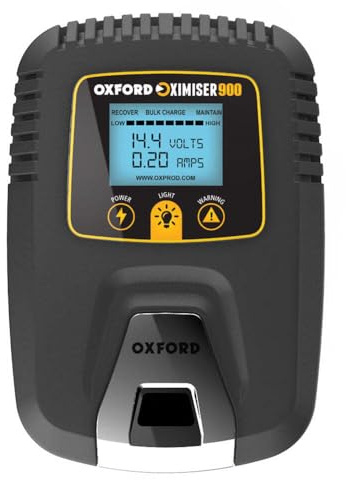 Oxford EL570 Oximiser 900 Essential Battery Management System, Black/Yellow